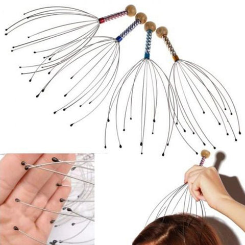 Scalp Massage Machine Head Massager Scalp Scratcher 12 Fingers Head Scratcher For Head Massage Body Relaxing Hair Massage