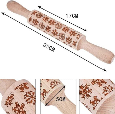 Christmas 4D Rolling Pin