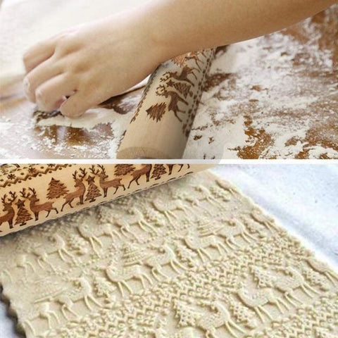 Christmas 4D Rolling Pin