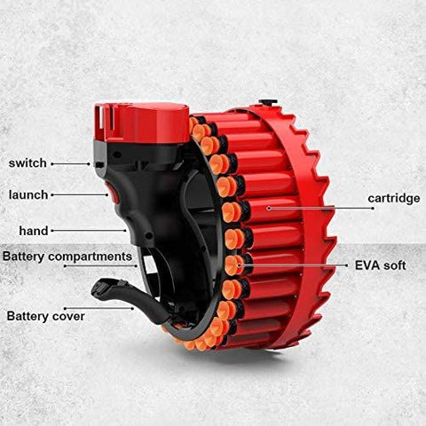 Automatic Rapid Fire Electric Portable 28 Safe Soft Bullet  for Teens, Adults Easter Gift