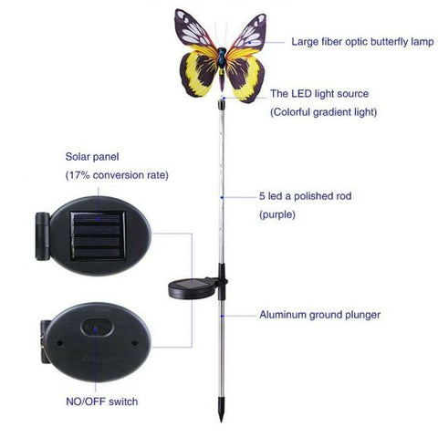 Garden Solar Butterfly light