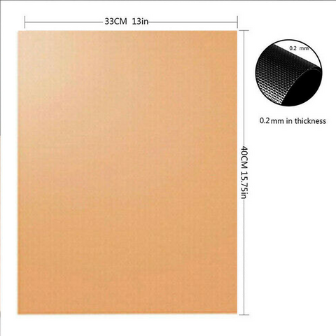 3x BBQ Grill Mat Reusable Copper