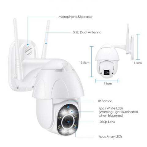 Wireless IP PTZ Camera