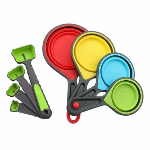 Food Grade Silicone Foldable Measuring Cups