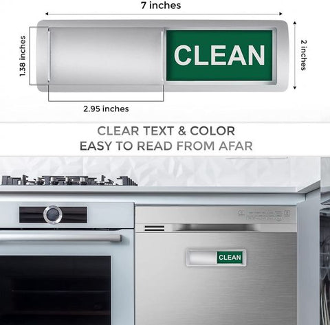 Dishwasher Magnet Clean Dirty Sign Indicator For Changing Signs Sleek And Convenient Design