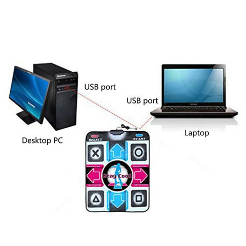 Non-Slip Dancing Step Dance Game Mat Pad with USB For PC TV Video Household Game