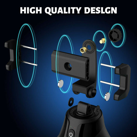 Smart Face Object Tracking Selfie Stick Stand 360° Rotation Phone Camera Holder