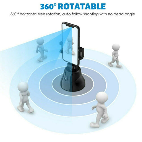 Smart Face Object Tracking Selfie Stick Stand 360° Rotation Phone Camera Holder