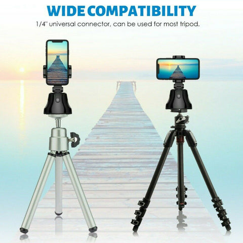 Smart Face Object Tracking Selfie Stick Stand 360° Rotation Phone Camera Holder