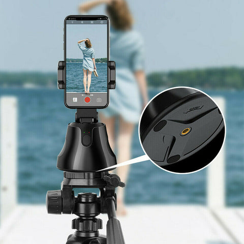 Smart Face Object Tracking Selfie Stick Stand 360° Rotation Phone Camera Holder