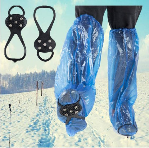 Walk Traction Cleats Non Slip Gripper Spike Walk Traction Ice Cleat Crampons for Walking on Snow and Ice