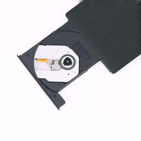 External DVD CD Writer USB 3.0 Burner Drive Player High Speed Data Transfer for Laptop/Desktop/MacBook/Windows 10/8/7 - (Black)