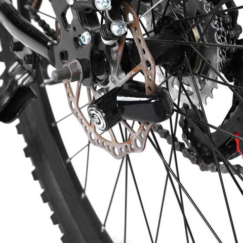 Bicycle Brake Lock, Mini Portable Metal Disc Brake Lock with Two Safety Keys for Mountain Bike