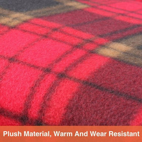 12V Multi-functional Electric Heated Car Blanket for Car Truck Boats & RV (Red)