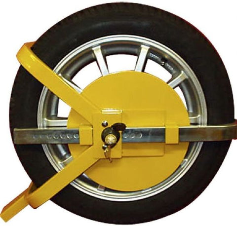 Wheel Clamp Caravan Wheel Locks Heavy Duty Ideal For Cars, Caravans and Trailers