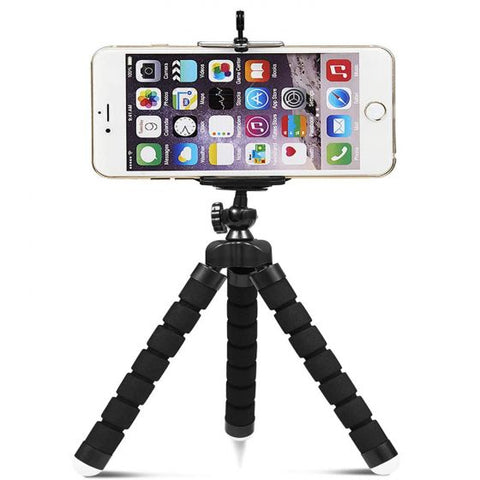 Flexible Tripod Mini Universal Octopus Leg Style Portable and Adjustable Mount Holder for Mobile Phone Smartphone, Digital Camera