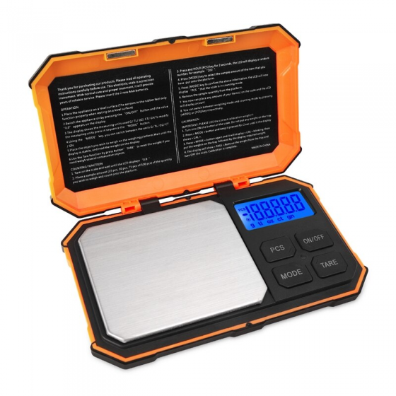Digital Pocket Scale, Scale with LCD Display for Food, Jewelry, Medicine, High Precision, Jewelry Scale 200g x 0.01g