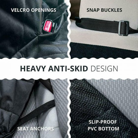 Zipper Dog Car Seat Cover