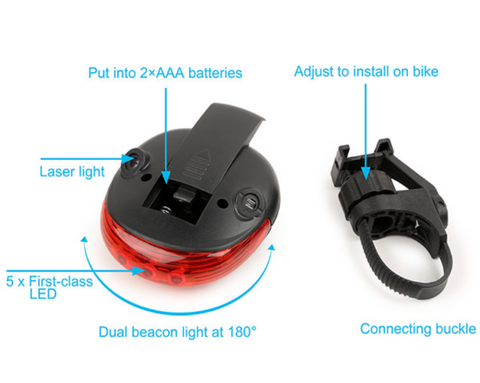 Bicycle Safety Tail Light