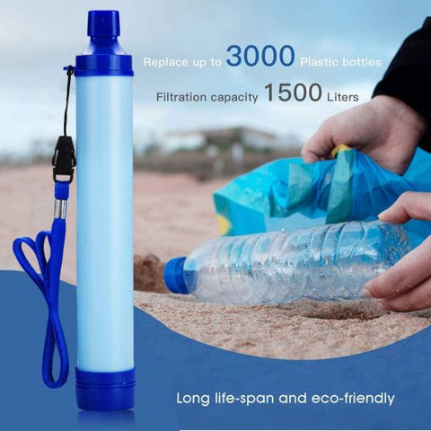 Personal Water Filter Set Camping Water Purifier Set Outdoor Hiking Camping Lake River Portable Water Filter Filtration Tube Straw
