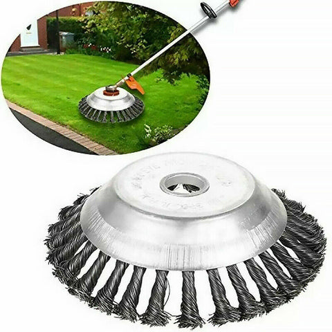 8" Grass Cutter Steel Wire Trimmer Wheel Garden Lawn Mower Head Tool