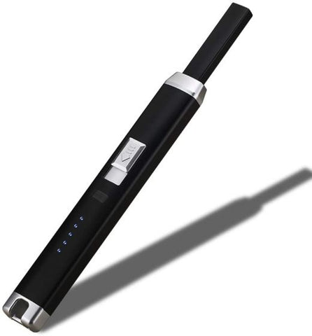 Electronic USB Pulse Plasma Arc Lighter Rechargeable Candle Lighter Safety Lock and Power Indicator