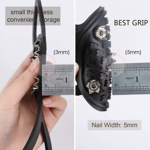 Walk Traction Cleats Non Slip Gripper Spike Walk Traction Ice Cleat Crampons for Walking on Snow and Ice