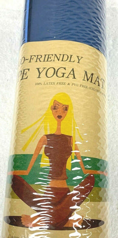 8mm TPE Yoga Dual Layer Mat Eco Friendly Exercise Fitness Gym Pilates