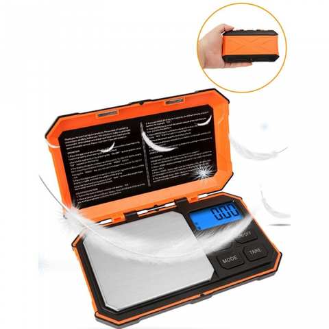 Digital Pocket Scale, Scale with LCD Display for Food, Jewelry, Medicine, High Precision, Jewelry Scale 200g x 0.01g