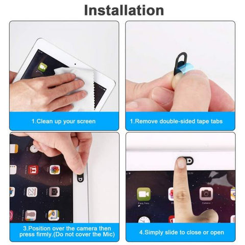 6 Pcs Ultra Thin Webcam Cover Slider Privacy Protection Camera Shutter Shield Stickers