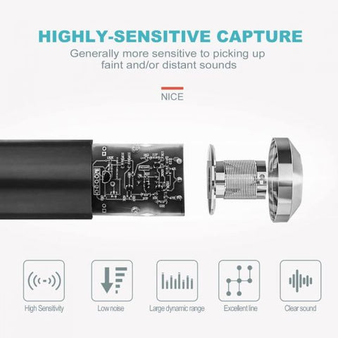 BM800 Pro Condenser Microphone Kit Studio Audio Recording Arm Stand Shock Mount