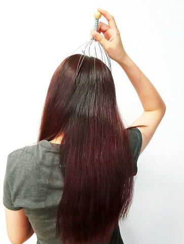 Scalp Massage Machine Head Massager Scalp Scratcher 12 Fingers Head Scratcher For Head Massage Body Relaxing Hair Massage