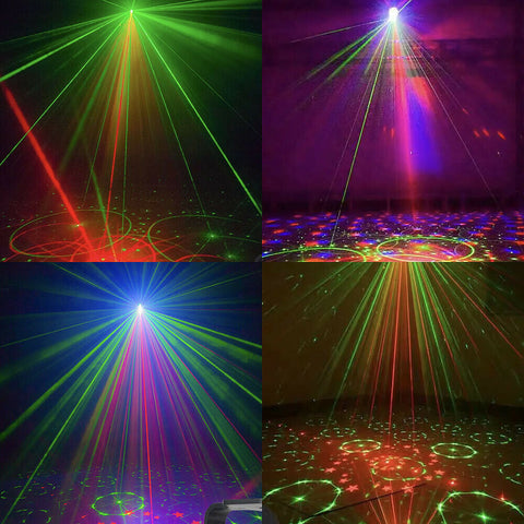 60 Pattern Party Projector Stage Light LED RGB Party KTV Club DJ Disco Lights AU