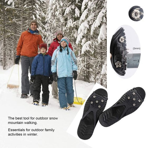 Walk Traction Cleats Non Slip Gripper Spike Walk Traction Ice Cleat Crampons for Walking on Snow and Ice