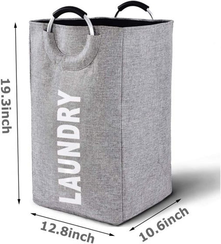Foldable Laundry Hamper Bag with Handles Collapsible Dirty Clothes Basket for Washing Storage