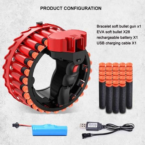 Automatic Rapid Fire Electric Portable 28 Safe Soft Bullet  for Teens, Adults Easter Gift