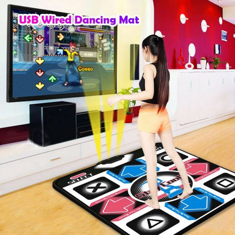 Non-Slip Dancing Step Dance Game Mat Pad with USB For PC TV Video Household Game