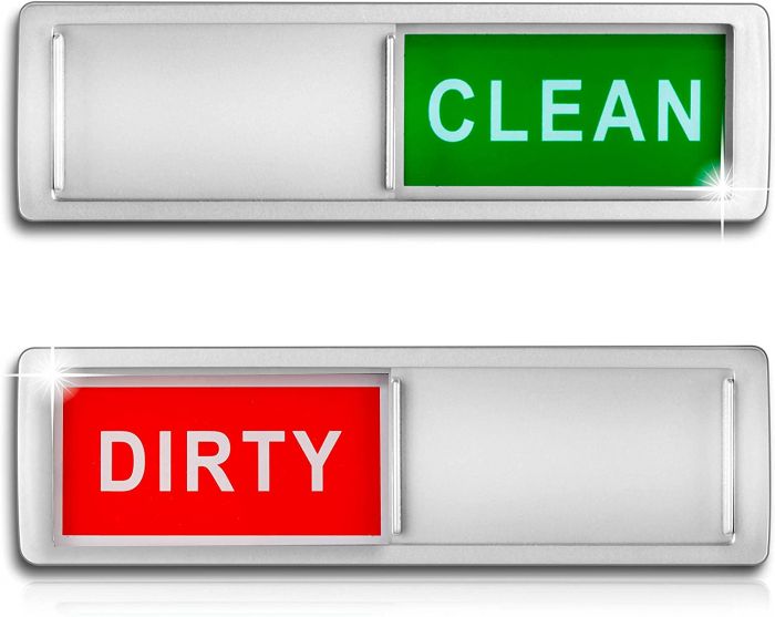 Dishwasher Magnet Clean Dirty Sign Indicator For Changing Signs Sleek And Convenient Design