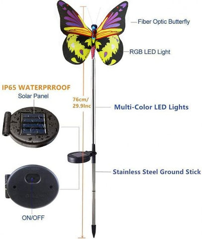 Garden Solar Butterfly light