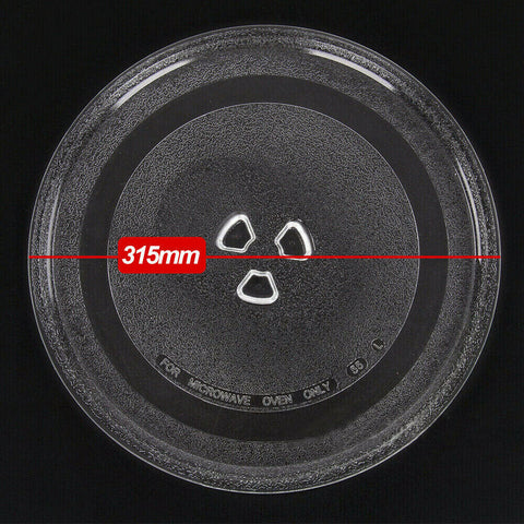 Microwave Oven Platter Turntable Glass Tray Glass Plate Dia AU 24.5/27/31.5cm