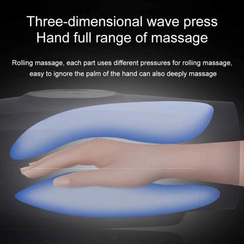 Electric Hand Massager,6 Modes and 6 Levels Pressure Point Massage with Air Compression and Heat for Arthritis,Pain Relief,Carpal Tunnel and Finger Numbness