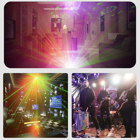60 Pattern Party Projector Stage Light LED RGB Party KTV Club DJ Disco Lights AU