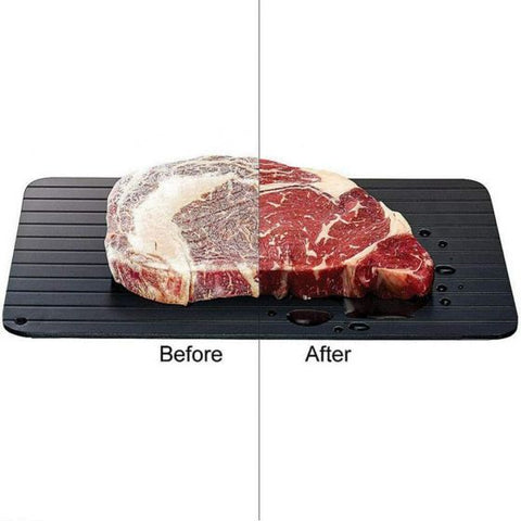 Fast Defrosting Tray Thawing Plate, Rapid Thawing Plate & Board for Frozen Meat & Food, Defrosting Mat Thaw Meat Quickly, No Electricity, No Chemicals, No Microwave