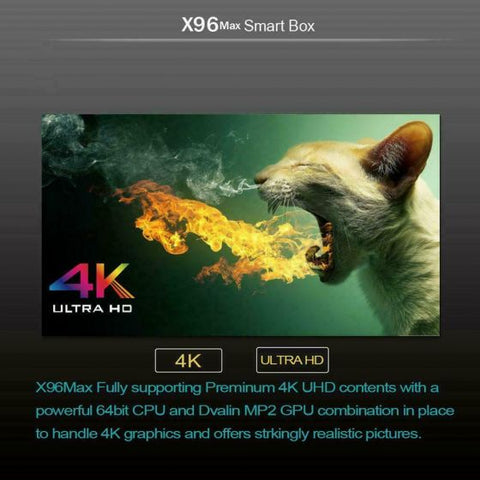 X96 MAX Android 9.0 TV Box 4GB+64GB