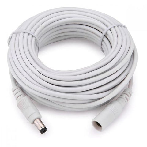DC 12V Power Extension Cable, 20FT/ 6 Meters Compatible with 12V Power Adaper of Other Brands CCTV/IP Camera