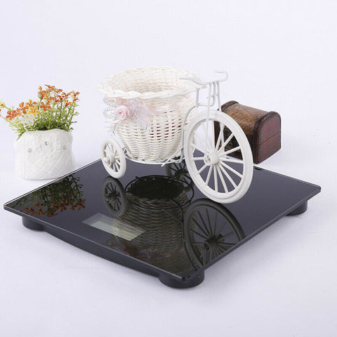 Electronic Digital Backlit Glass Body Bathroom Scale 180KG scales Gym Weight