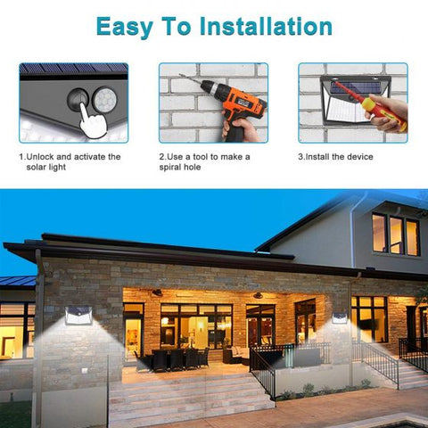 Motion Sensor Solar LED Light