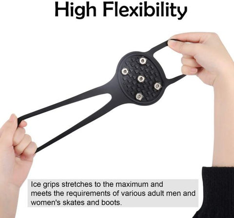 Walk Traction Cleats Non Slip Gripper Spike Walk Traction Ice Cleat Crampons for Walking on Snow and Ice