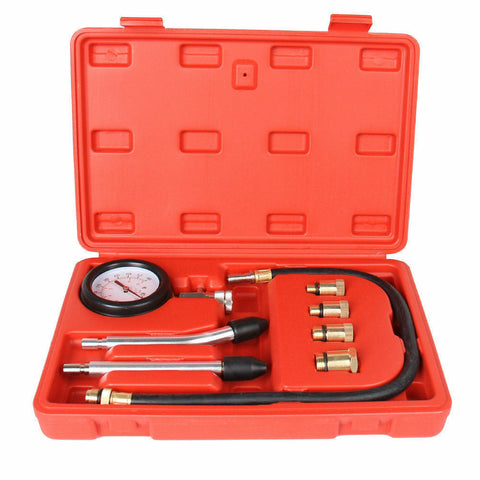 Petrol Engine Compression Tester Test Kit Set For Car Automotives Motorcycles AU