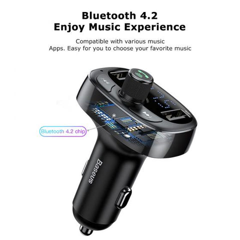 Bluetooth MP3 charger with car holder